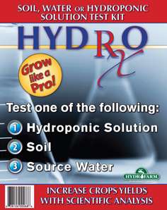   RX Water & Soil Hydrofarm H2O Hydroponic Solution EC TDS PPM Test Kit