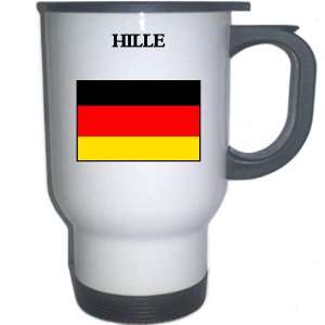  Germany   HILLE White Stainless Steel Mug Everything 