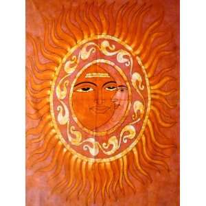  Indian Traditional Sun Moon God Surya Chandra Dev Nature 