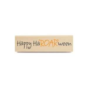   Mounted Rubber Stamp 1x4 happy Haroarween 2Pk: Everything Else