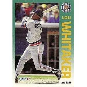  1992 Fleer #149 Lou Whitaker