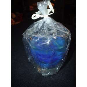  BLUE ONE WICK GEL CANDLE