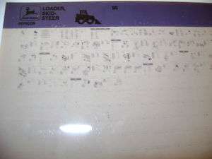 John Deere 90 Skid Loader Parts Catalog Microfiche jd  