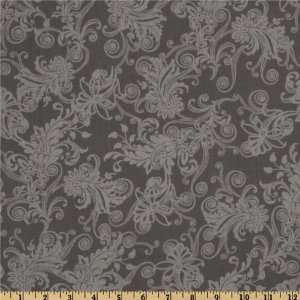   Quilt Backing Flourish Grey Fabric By The Yard: Arts, Crafts & Sewing