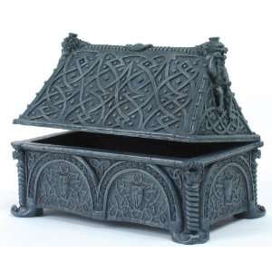  Figurine Gargoyle Treasure Box Cold Cast Resin: Home 