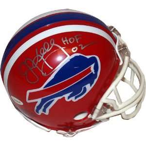  Jim Kelly Buffalo Bills Replica Mini Helmet with HOF 02 