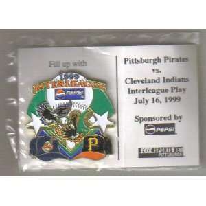  1999 MLB Interleague Play Pin   Indians vs. Pirates 