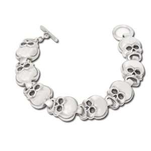  J139 Skull Bracelet All Jewelry Packages with Custom Back 