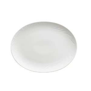  Centuries Mirasol white platter oval 12.6 inches Kitchen 