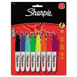  Sharpie Mini Markers, Fine Point, 8/ST, Assorted   Fine 