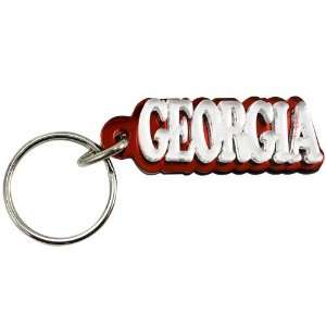  Georgia Bulldogs Mini Mirror Key Chain