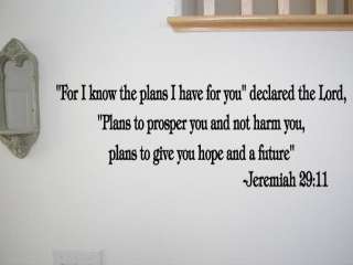  - 125514401_for-i-know-the-plans-jeremiah-2911-wall-quotes-decal-