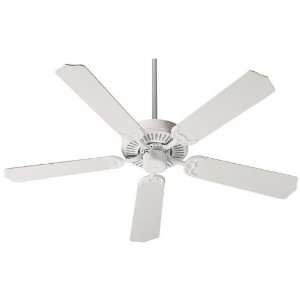    Capri Ceiling Fan, Textured White Finish with Textured White Blades