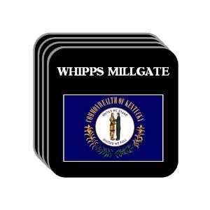 US State Flag   WHIPPS MILLGATE, Kentucky (KY) Set of 4 Mini Mousepad 