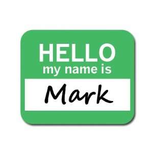  Mark Hello My Name Is Mousepad Mouse Pad
