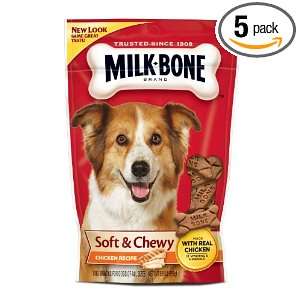 Milk Bone Soft & Chewy Chicken, 9 Ounce (Pack of 5)  