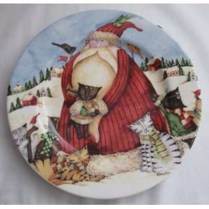   Cats Christmas Plate By Debi Hron Holiday Home: Everything Else