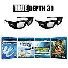 True Depth 3D IMAX bundle (2 glasses + blu rays for your DLP 3D TV or 