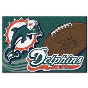  Miami Dolphins NFL Tufted Rug 