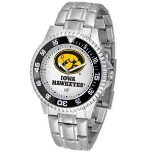   Hawkeyes NCAA Competitor Mens Watch (Metal Band): Sports & Outdoors