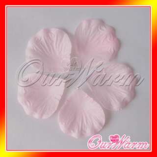 200 Pink Silk Rose Petal Flower Wedding Decor Color Hot  