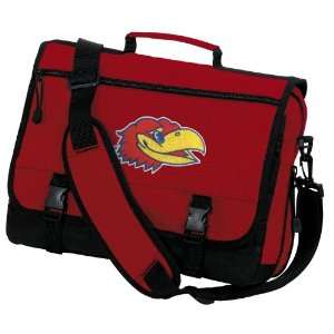 University of Kansas Messenger Bag Red KU Jayhawks Logo School Bag or 