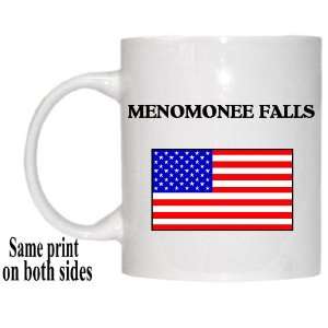  US Flag   Menomonee Falls, Wisconsin (WI) Mug Everything 