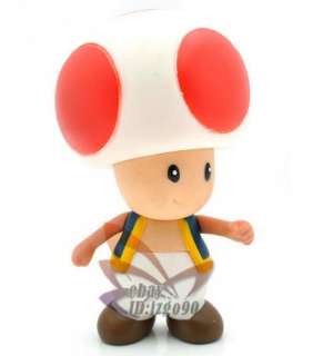 RED TOAD SUPER MARIO BROS FIGURE TOY NEW MS227  