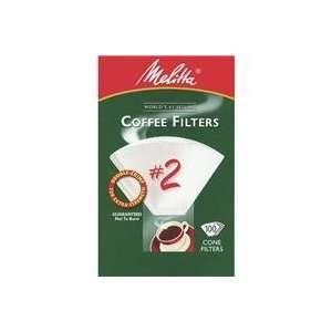  Melitta U S A Inc 622712 No. 2 Cone White Paper Filter 