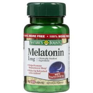  Melatonin 1 Mg Nighttime Sleep Aid Tablets, By Natures 