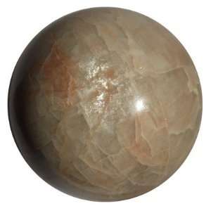 Moonstone Ball 11 Rainbow Sheen Peach Crocodile Crystal Sphere Mineral 