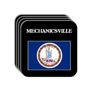 US State Flag   MECHANICSVILLE, Virginia (VA) Set of 4 Mini Mousepad 