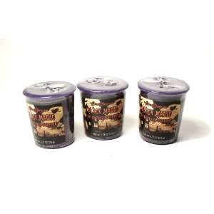  Time and Again Black Magic Halloween Votives Set of 3 