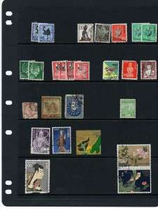 335) early Japan stamps ,nice collection   MINT + USED, LOW START 