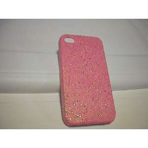  Pink Glittery Bling Leather Case for Apple iPhone 4 / 4s 