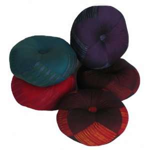  Gong Cushion   Global Weave Fabrics   9 Diameter