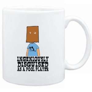 Mug White  Ingeniously Disguised as a Pool Player  Sports:  