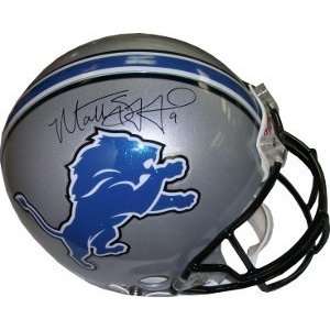 Matthew Stafford Autographed/Hand Signed Detroit Lions Replica Mini 