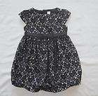 NWT Baby Gap Photo Op Lace Bubble Dress 12 18 Months Black Party Girls 