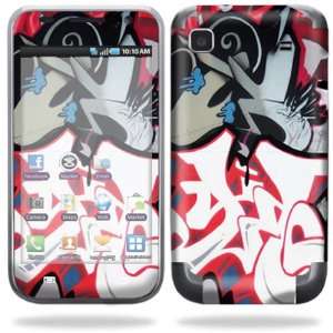   Decal Cover for Samsung Galaxy S i9000 Cell Phone   Graffiti Mash Up