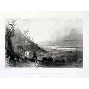  Bartlett 1839 Engraving of the Descent into the Valley of 