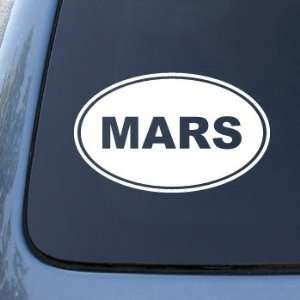 MARS EURO OVAL   Car, Truck, Notebook, Vinyl Decal Sticker 