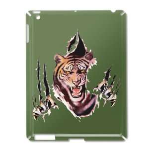  iPad 2 Case Green of Tiger Rip Out 