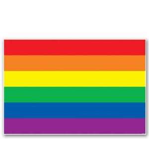  Rainbow Flag Small Wall Decal