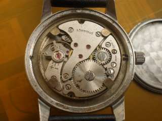 Vintage HEUER LEONIDAS 17 Jewels Manual Mens Watch  