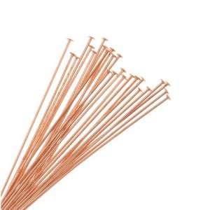  Copper Head Pins 24 Gauge 1.5 Inches (50 Head Pins): Arts 