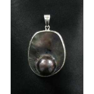  MABE PEARL STERLING PENDANT #4!~: Everything Else