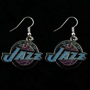 Utah Jazz Team Logo Dangle Earrings