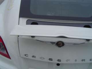 04 07 Chrysler Crossfire OEM White Hatch Liftgate Coupe  