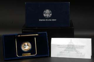 2000 Library of Congress Bimetallic $10 Proof Commemorative Gold 